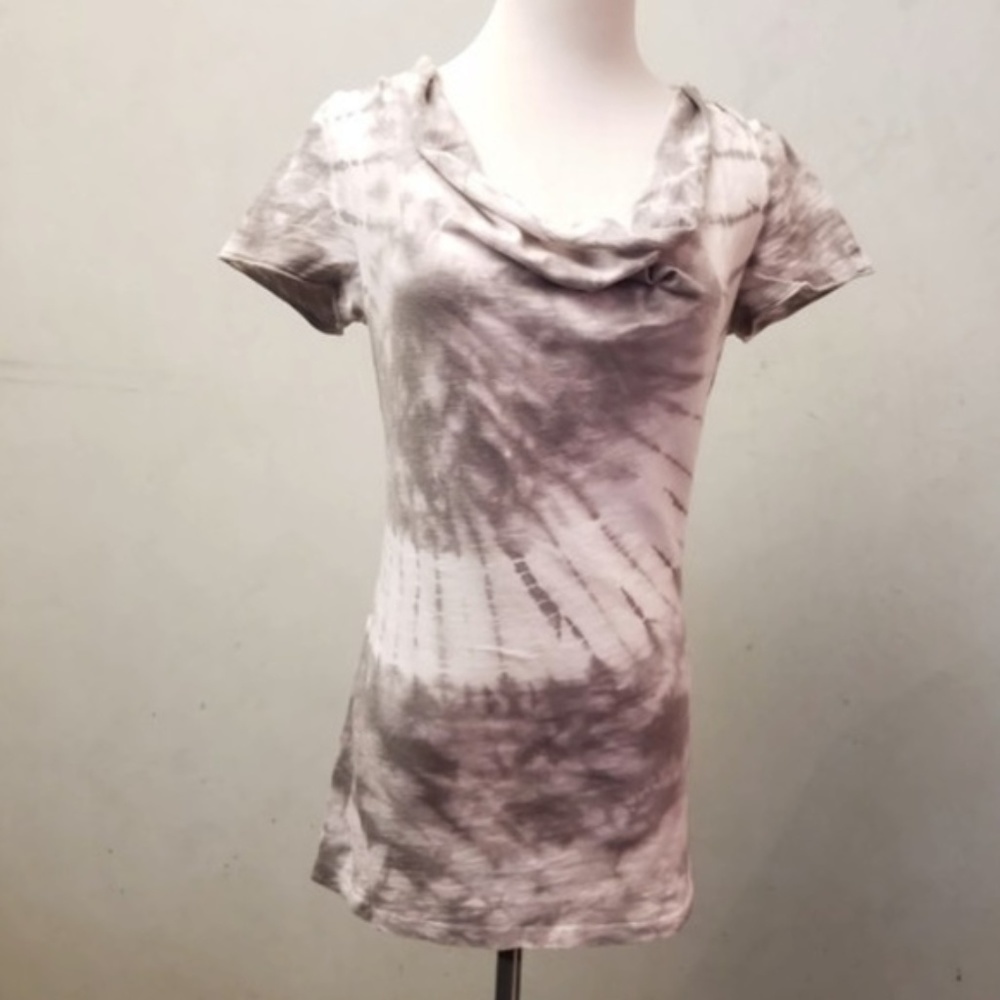 Calvin Klein tie-dyed droop neck top women's  size XS (M6)